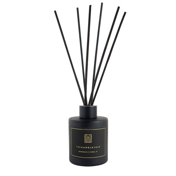 Hearth & Leather Reed Diffuser | The Candle Pour